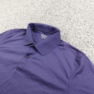 UNTUCKit Polo Shirt Mens M Navy Blue Cotton Short Sleeve Golf Preppy Casual Work